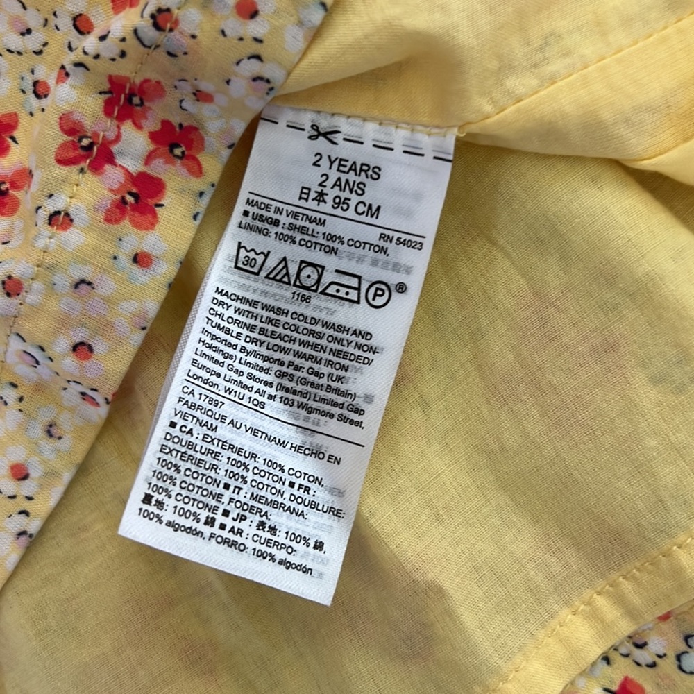 2T GAP Baby summer dress with diaper cover - Picture 7 of 7